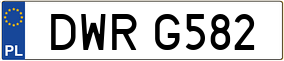 Truck License Plate